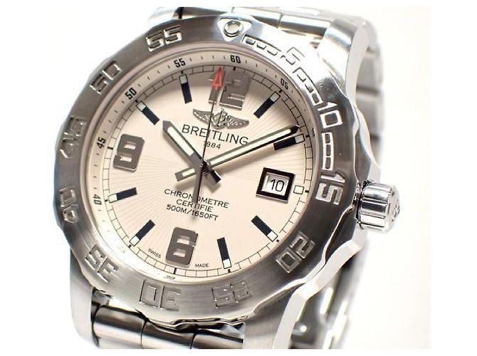 BREITLING Colt44 silber Armband Quarz Originalware '11 Herren - Ansicht 3