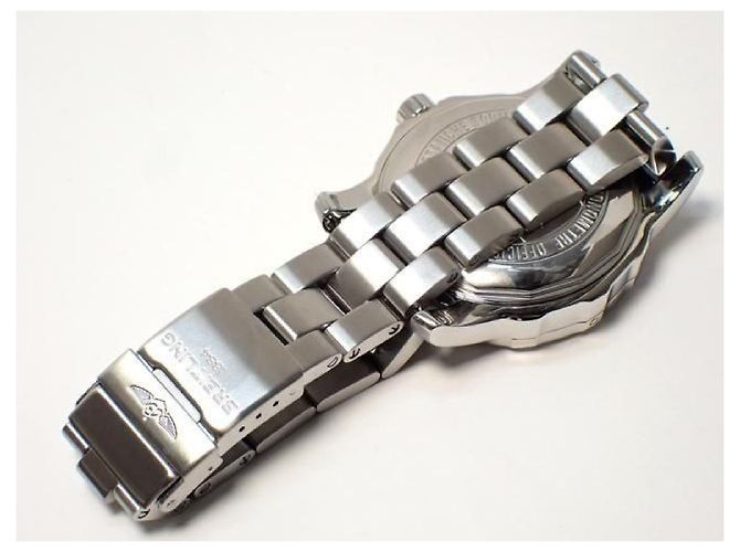 BREITLING Colt44 silber Armband Quarz Originalware '11 Herren - Ansicht 7