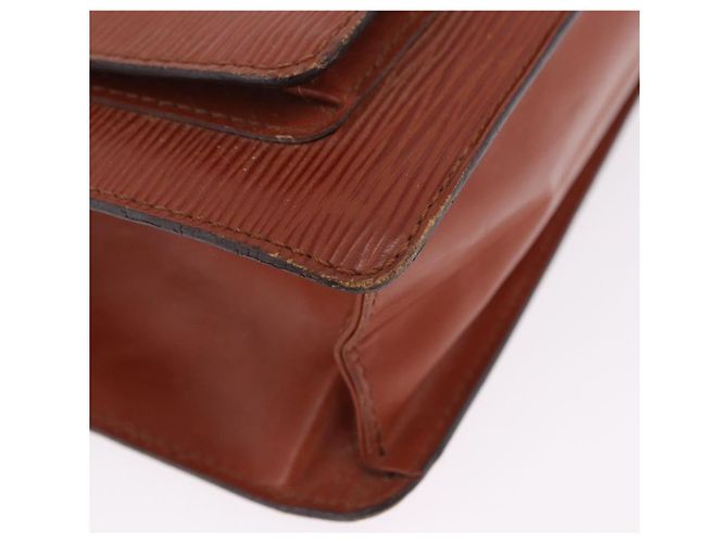 LOUIS VUITTON Epi Monceau 28 Hand Bag Marrone M52123 LV Auth ka5261 - vista 16