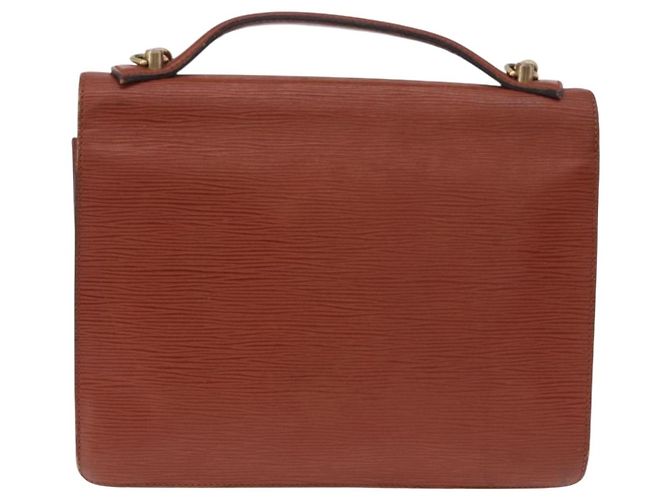 LOUIS VUITTON Epi Monceau 28 Hand Bag Marrone M52123 LV Auth ka5261 - vista 2