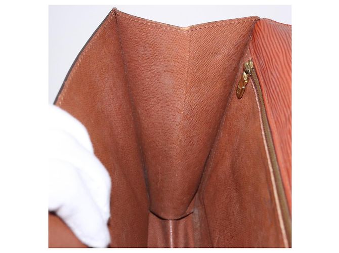 LOUIS VUITTON Epi Monceau 28 Hand Bag Marrone M52123 LV Auth ka5261 - vista 25