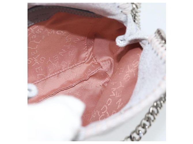 Autre Marque Borsa Falabella con catena Stella MacCartney polyester 2way Silver Auth BA14408A Argento - vista 18
