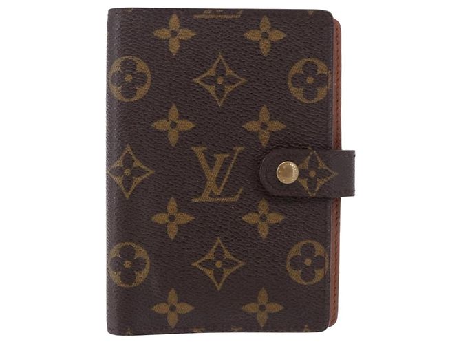 LOUIS VUITTON Monogram Agenda PM Day Planner Cover R20005 LV Auth BA14337 Monograma - vista 13