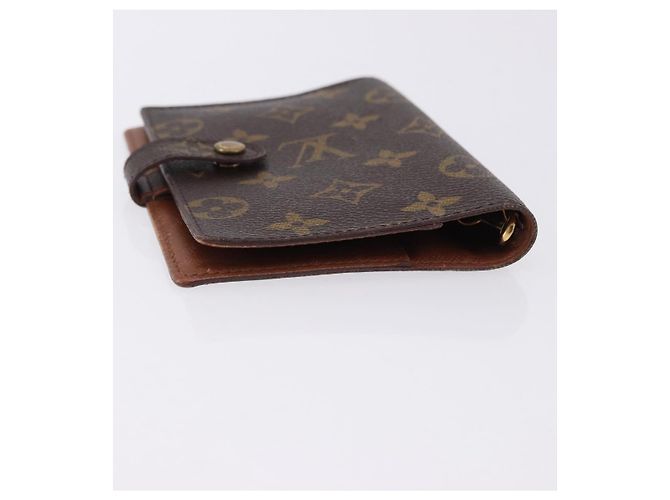 LOUIS VUITTON Monogram Agenda PM Day Planner Cover R20005 LV Auth BA14337 Monograma - vista 5