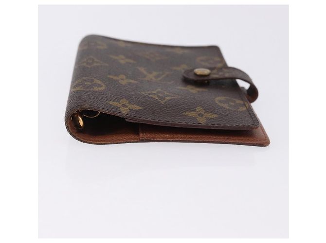 LOUIS VUITTON Monogram Agenda PM Day Planner Cover R20005 LV Auth BA14337 Monograma - vista 6