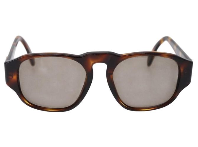Gafas de sol CHANEL de plástico Marrón CC Auth BA14362M Castaño - vista 2