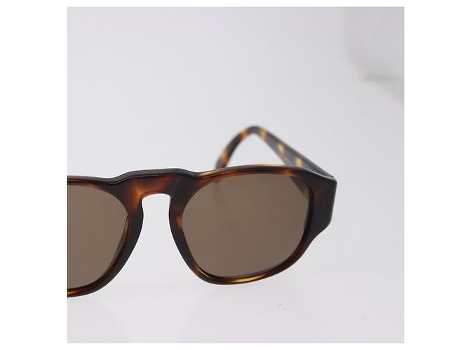 Gafas de sol CHANEL de plástico Marrón CC Auth BA14362M Castaño - vista 5