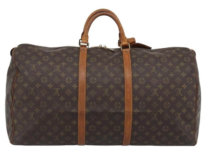 LOUIS VUITTON Monogram Keepall 60 Boston Bag M41422 LV Auth ar14081 Monogramma - vista 2
