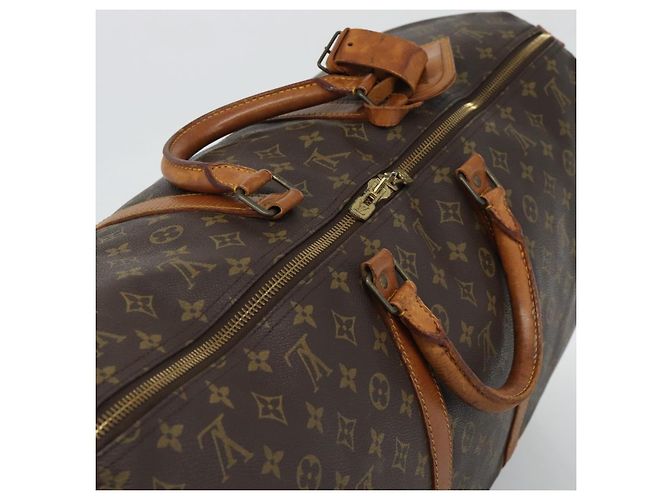 LOUIS VUITTON Monogram Keepall 60 Boston Bag M41422 LV Auth ar14081 Monogramma - vista 6
