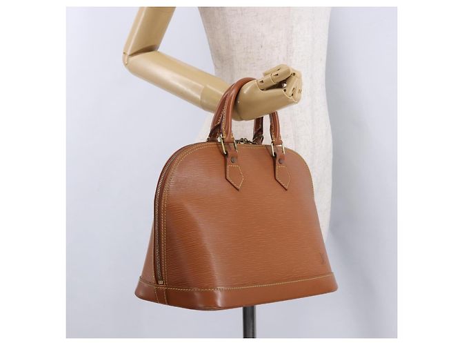Borsa LOUIS VUITTON Epi Alma Zipangu Gold M52148 LV Auth 192065A - vista 22