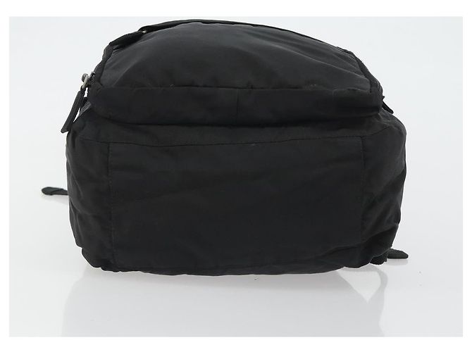 Zaino PRADA Nylon Nero Argento Auth ar13994 - vista 11