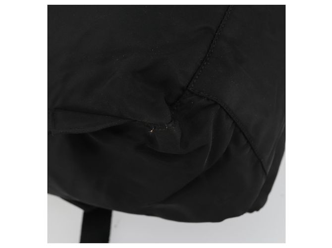 Zaino PRADA Nylon Nero Argento Auth ar13994 - vista 15