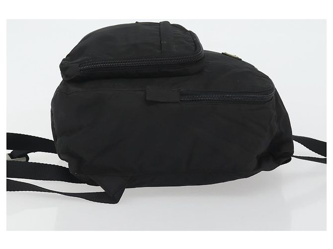 Zaino PRADA Nylon Nero Argento Auth ar13994 - vista 4