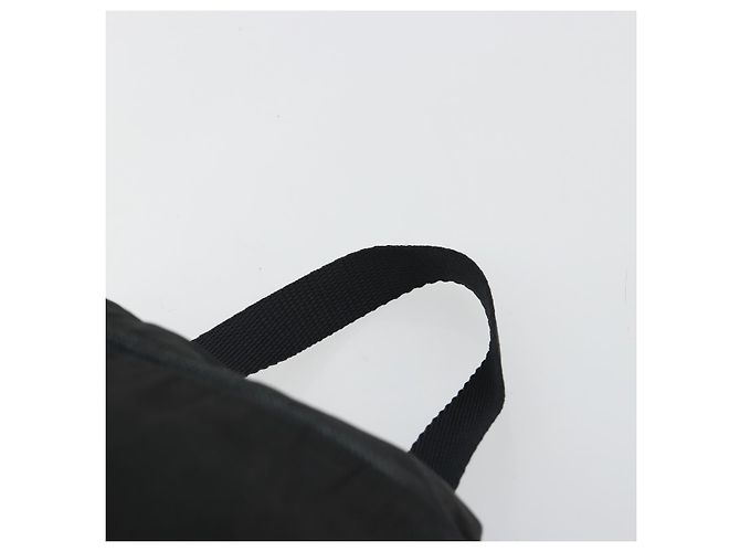 Zaino PRADA Nylon Nero Argento Auth ar13994 - vista 8