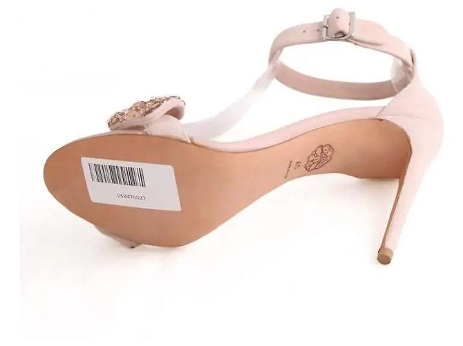 Alexander Mcqueen Tacones beige - vista 6