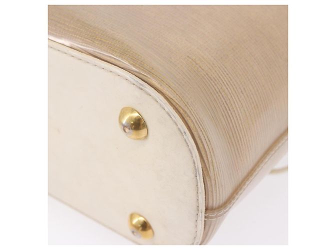 LOUIS VUITTON Epi Plage Mini lagoon Bay Hand Bag Beige Sabre M92473 Auth ka5211 - vista 15