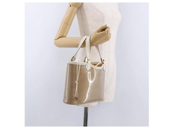 LOUIS VUITTON Epi Plage Mini lagoon Bay Hand Bag Beige Sabre M92473 Auth ka5211 - vista 22