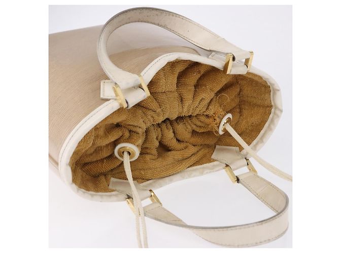 LOUIS VUITTON Epi Plage Mini lagoon Bay Hand Bag Beige Sabre M92473 Auth ka5211 - vista 6