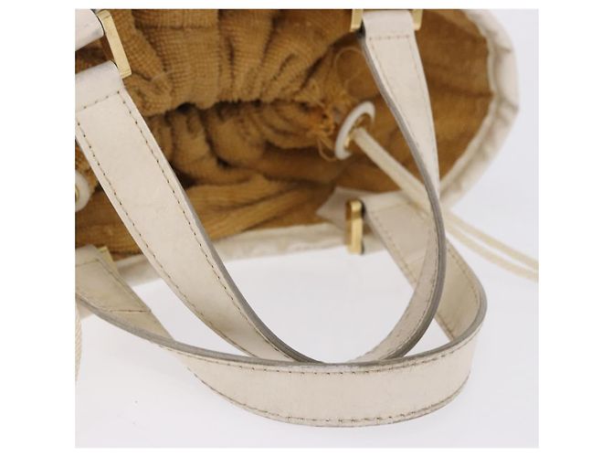 LOUIS VUITTON Epi Plage Mini lagoon Bay Hand Bag Beige Sabre M92473 Auth ka5211 - vista 7
