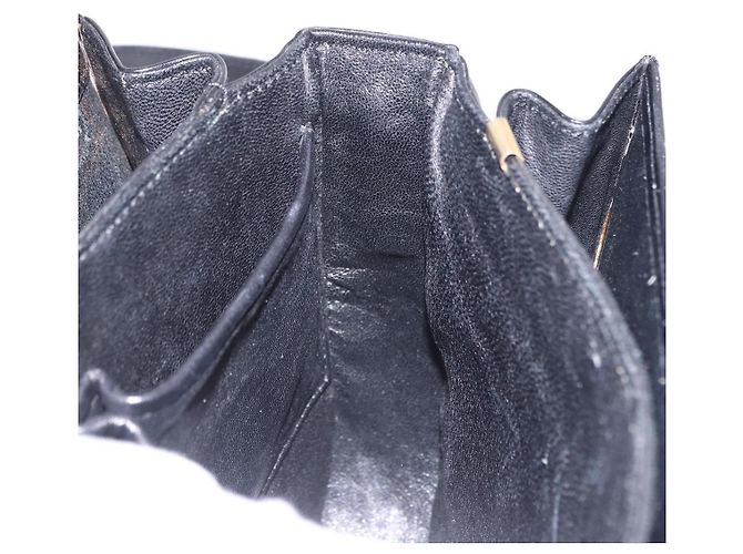 Céline Borsa a tracolla CELINE Horse Carriage in pelle nera Auth 191795 Nero - vista 18