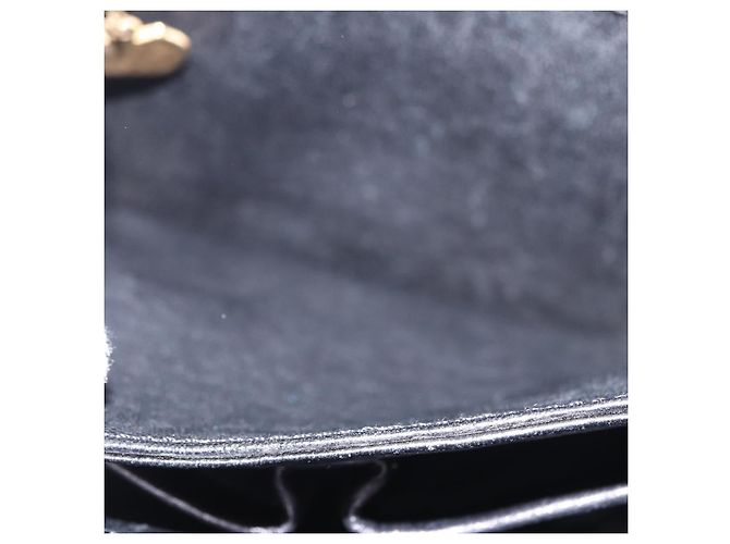 Céline Borsa a tracolla CELINE Horse Carriage in pelle nera Auth 191795 Nero - vista 20