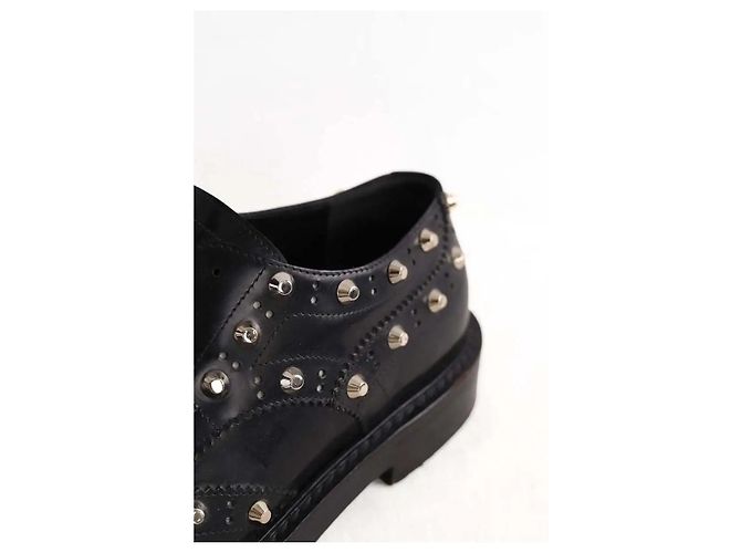 Scarpe stringate Balenciaga in pelle nera Nero - vista 4
