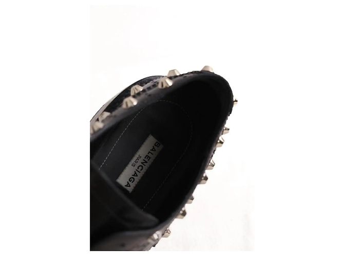 Scarpe stringate Balenciaga in pelle nera Nero - vista 5
