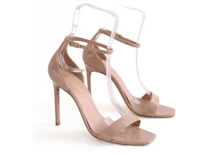 Saint Laurent Tacchi beige - vista 3
