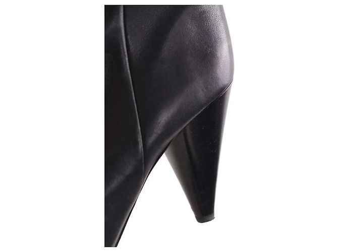Isabel Marant Schwarze Lederstiefel Größe 40 - Ansicht 5