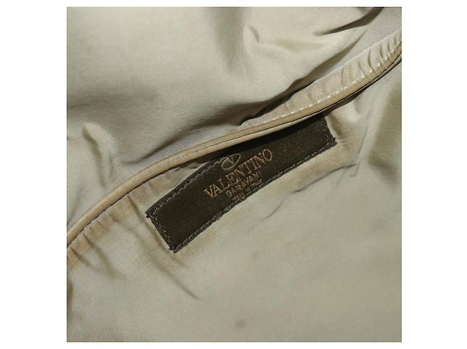 Zaino VALENTINO Nylon Khaki Gold Camouflage Auth BA13995 D'oro Cachi - vista 21