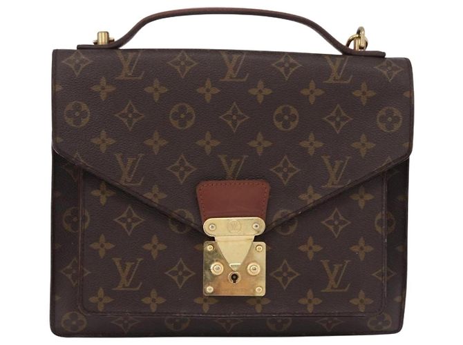 LOUIS VUITTON Borsa Monogram Monceau 28 M51185 LV Auth BA14480 Monogramma - vista 13