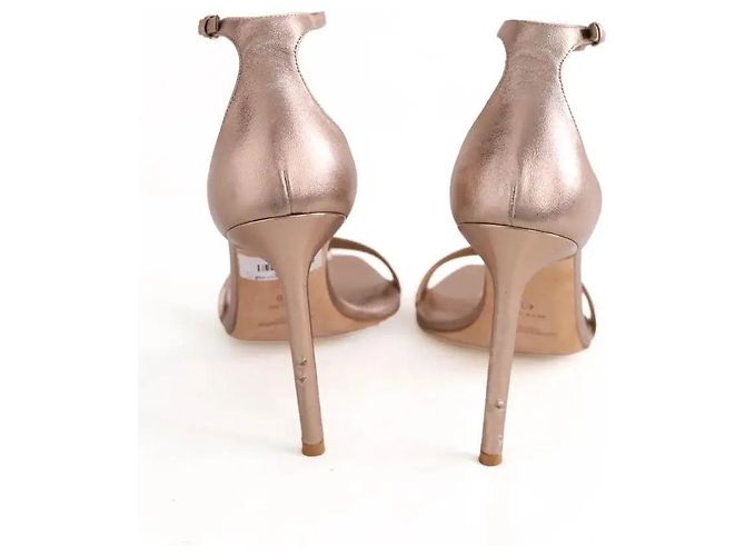 Saint Laurent Tacchi dorati D'oro - vista 2