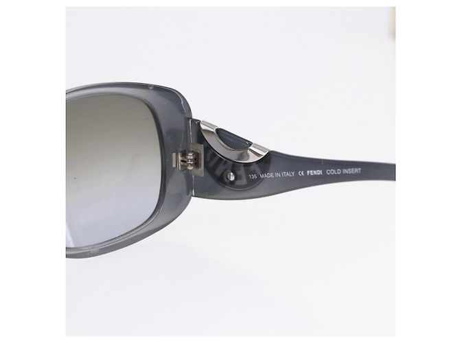 Gafas de sol FENDI de plástico gris Auth bs36208 Castaño - vista 10