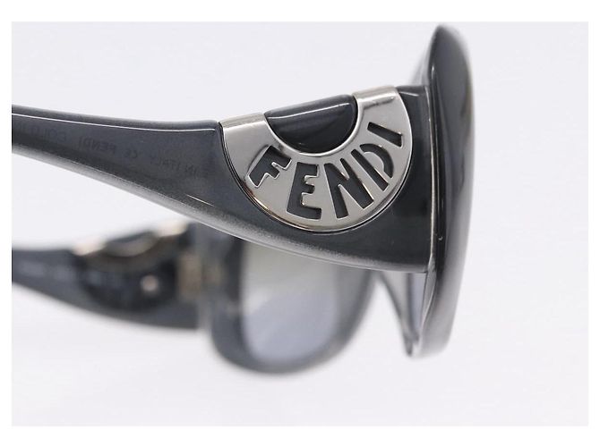 Gafas de sol FENDI de plástico gris Auth bs36208 Castaño - vista 7
