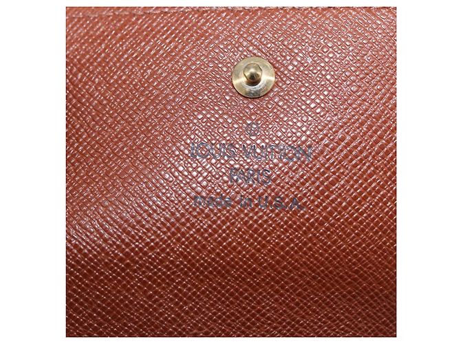 LOUIS VUITTON Monogram Porte Monnaie Bier Cartes Crdit M61652 LV Auth bs36221 Monogramma - vista 17