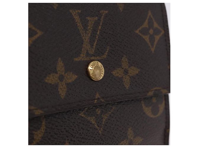 LOUIS VUITTON Monogram Porte Monnaie Bier Cartes Crdit M61652 LV Auth bs36221 Monogramma - vista 8