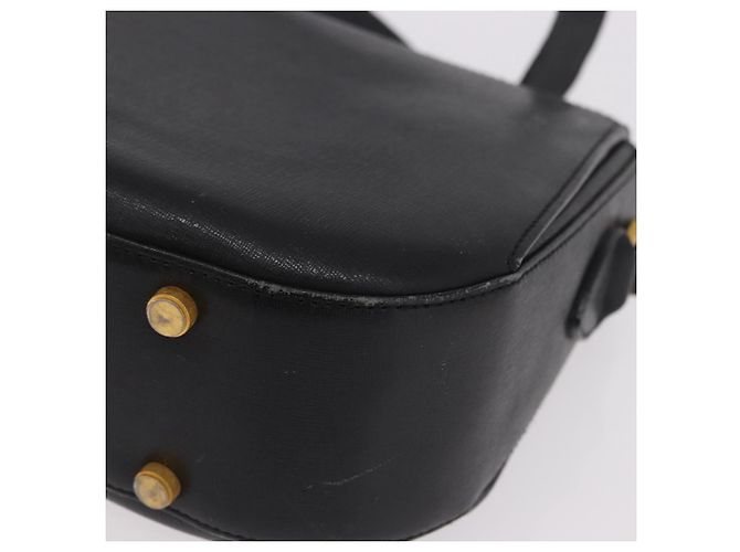 Borsa a Spalla Salvatore Ferragamo in Pelle Nera e Oro Auth gh2148 Nero D'oro - vista 14