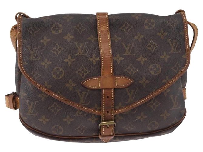 LOUIS VUITTON Borsa a Spalla Monogram Saumur 30 M42256 LV Auth BA14441 Monogramma - vista 13