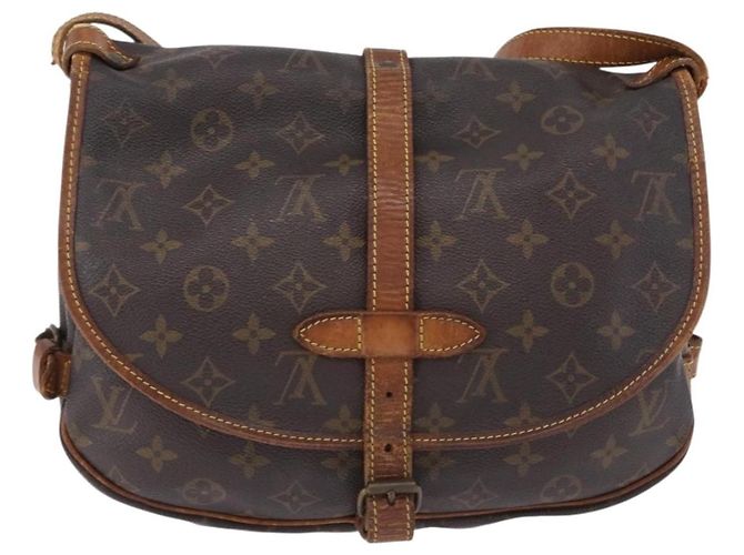 LOUIS VUITTON Borsa a Spalla Monogram Saumur 30 M42256 LV Auth BA14441 Monogramma - vista 2