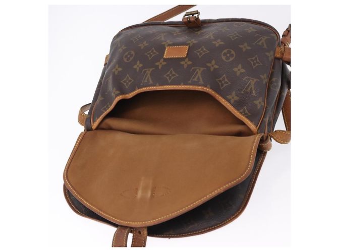 LOUIS VUITTON Borsa a Spalla Monogram Saumur 30 M42256 LV Auth BA14441 Monogramma - vista 21