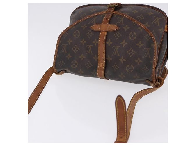 LOUIS VUITTON Borsa a Spalla Monogram Saumur 30 M42256 LV Auth BA14441 Monogramma - vista 6