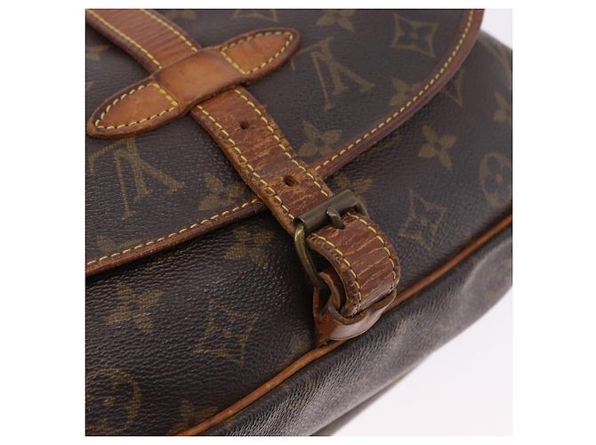 LOUIS VUITTON Borsa a Spalla Monogram Saumur 30 M42256 LV Auth BA14441 Monogramma - vista 9