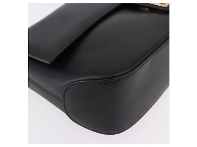 Borsa Salvatore Ferragamo Gancini in pelle nera e oro Auth bs36169V Nero D'oro - vista 10