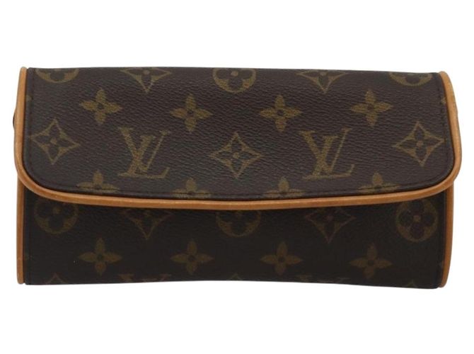 LOUIS VUITTON Monogram Pochette Twin PM Borsa a Spalla M51854 LV Auth 186629A Monogramma - vista 13