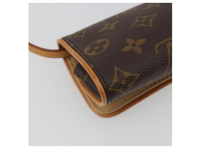 LOUIS VUITTON Monogram Pochette Twin PM Borsa a Spalla M51854 LV Auth 186629A Monogramma - vista 16