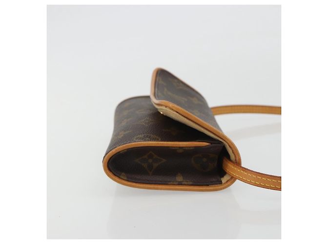 LOUIS VUITTON Monogram Pochette Twin PM Borsa a Spalla M51854 LV Auth 186629A Monogramma - vista 3