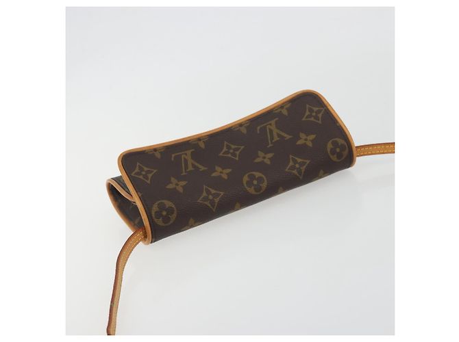 LOUIS VUITTON Monogram Pochette Twin PM Borsa a Spalla M51854 LV Auth 186629A Monogramma - vista 6