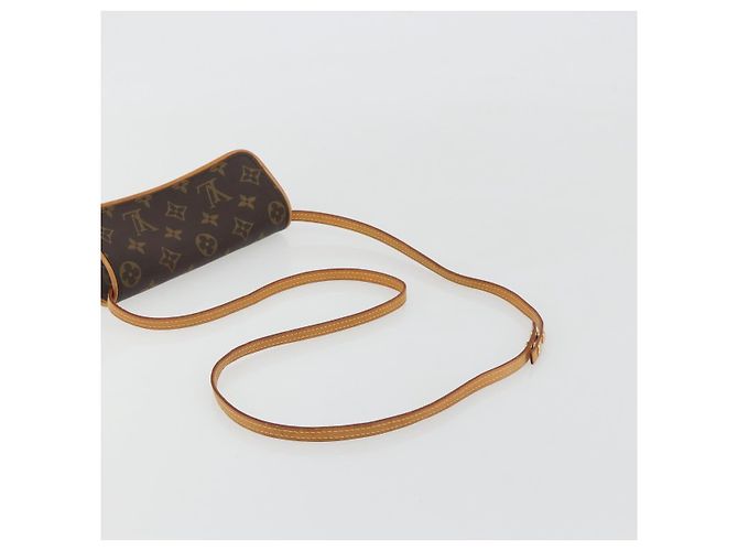 LOUIS VUITTON Monogram Pochette Twin PM Borsa a Spalla M51854 LV Auth 186629A Monogramma - vista 7