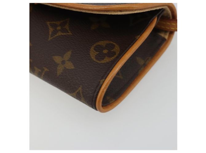 LOUIS VUITTON Monogram Pochette Twin PM Borsa a Spalla M51854 LV Auth 186629A Monogramma - vista 9