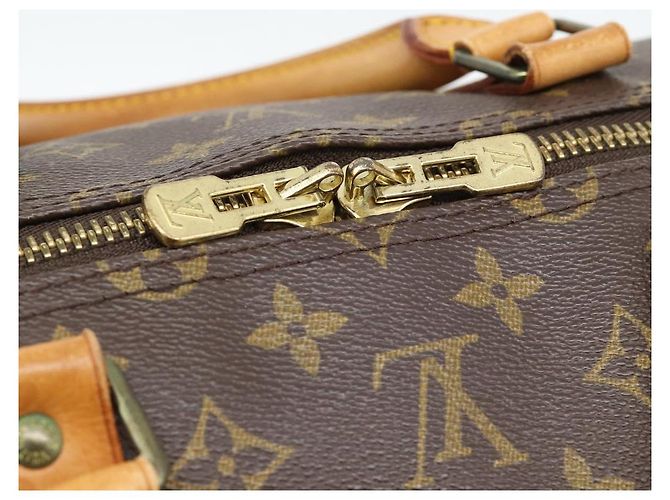 LOUIS VUITTON Borsa Boston Monogram Keepall 55 M41424 LV Auth 190412A Monogramma - vista 10